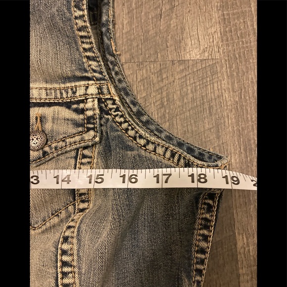 🆕👩🏽🦳SILVER CO DENIM VEST WITH STRETCH👩🏽🦳🆕 - Picture 11 of 12